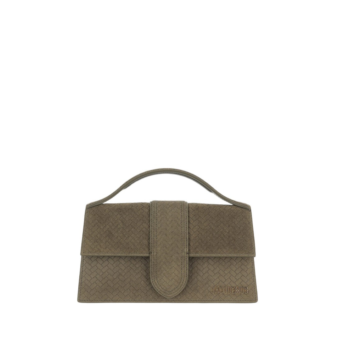 Jacquemus Structured Suede Leather Le Bambino Bag