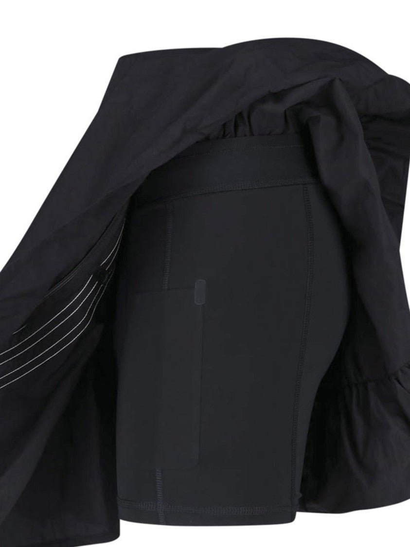 Y-3 Black Balloon Asymmetrical Skort Skirt