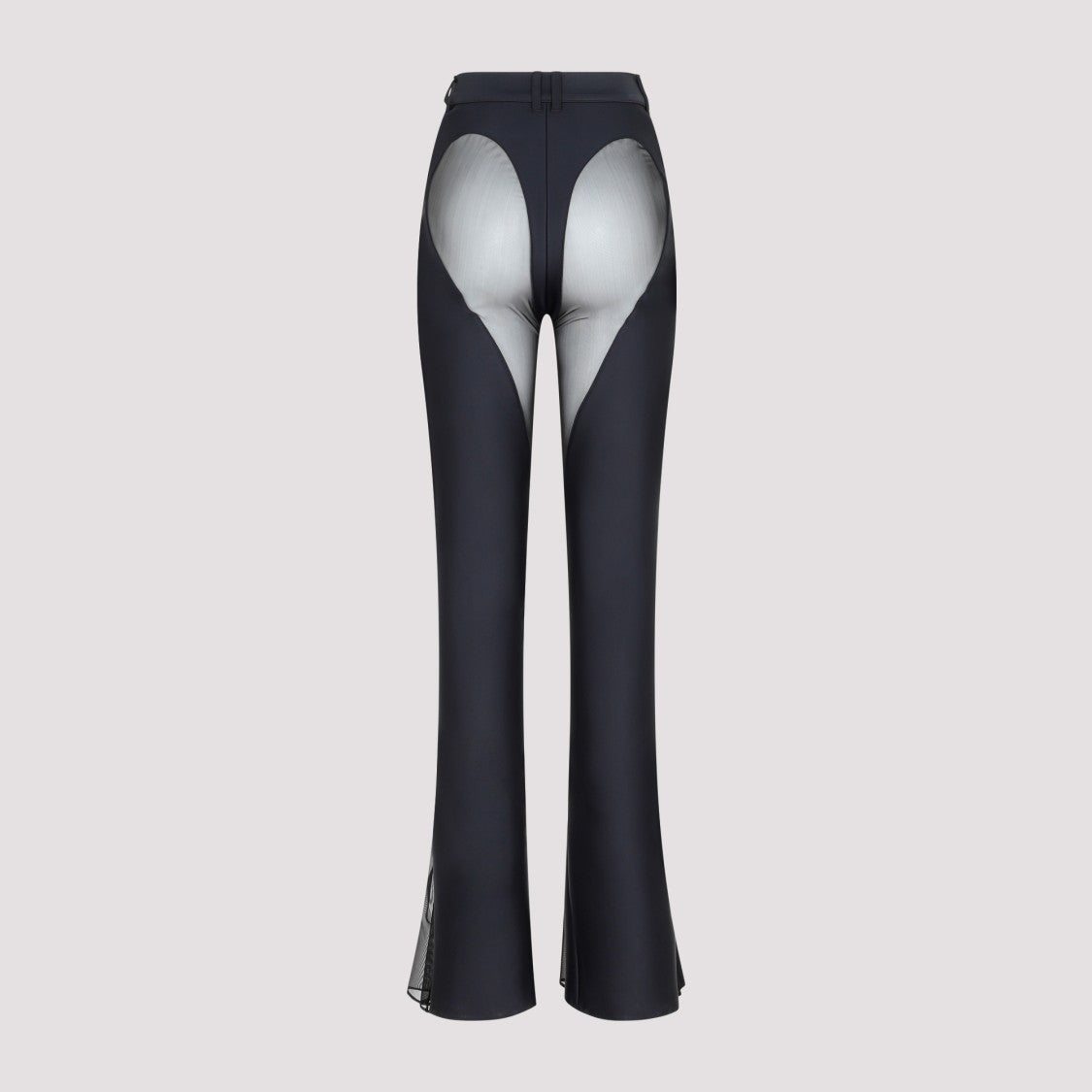 Mugler Black Flared Leggings