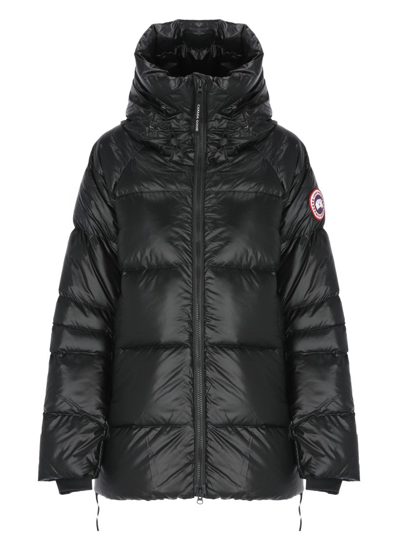Canada Goose Padded And Quilted Black Down Jacket