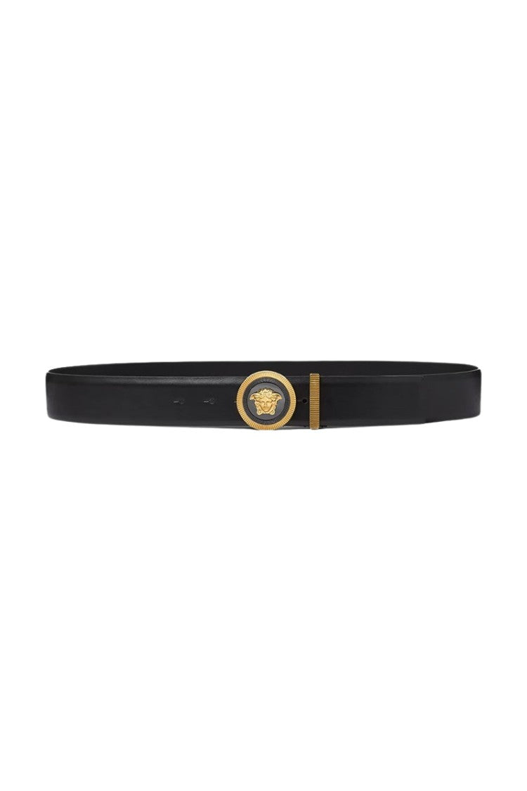 Versace Enamel Medusa Biggie Leather Belt