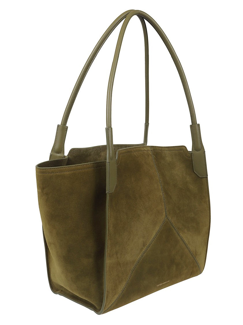 Victoria Beckham Small Victoria Suede Finish Tote Bag