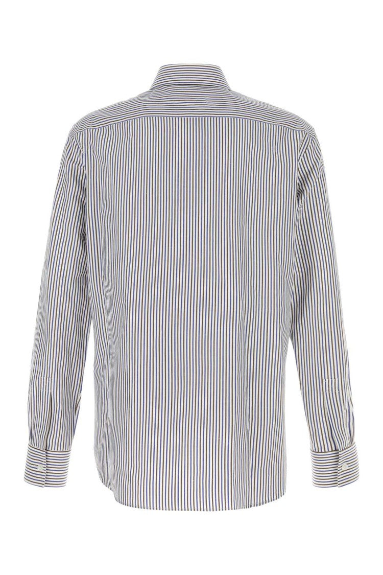Bottega Veneta Embroidered Cotton Blend Shirt