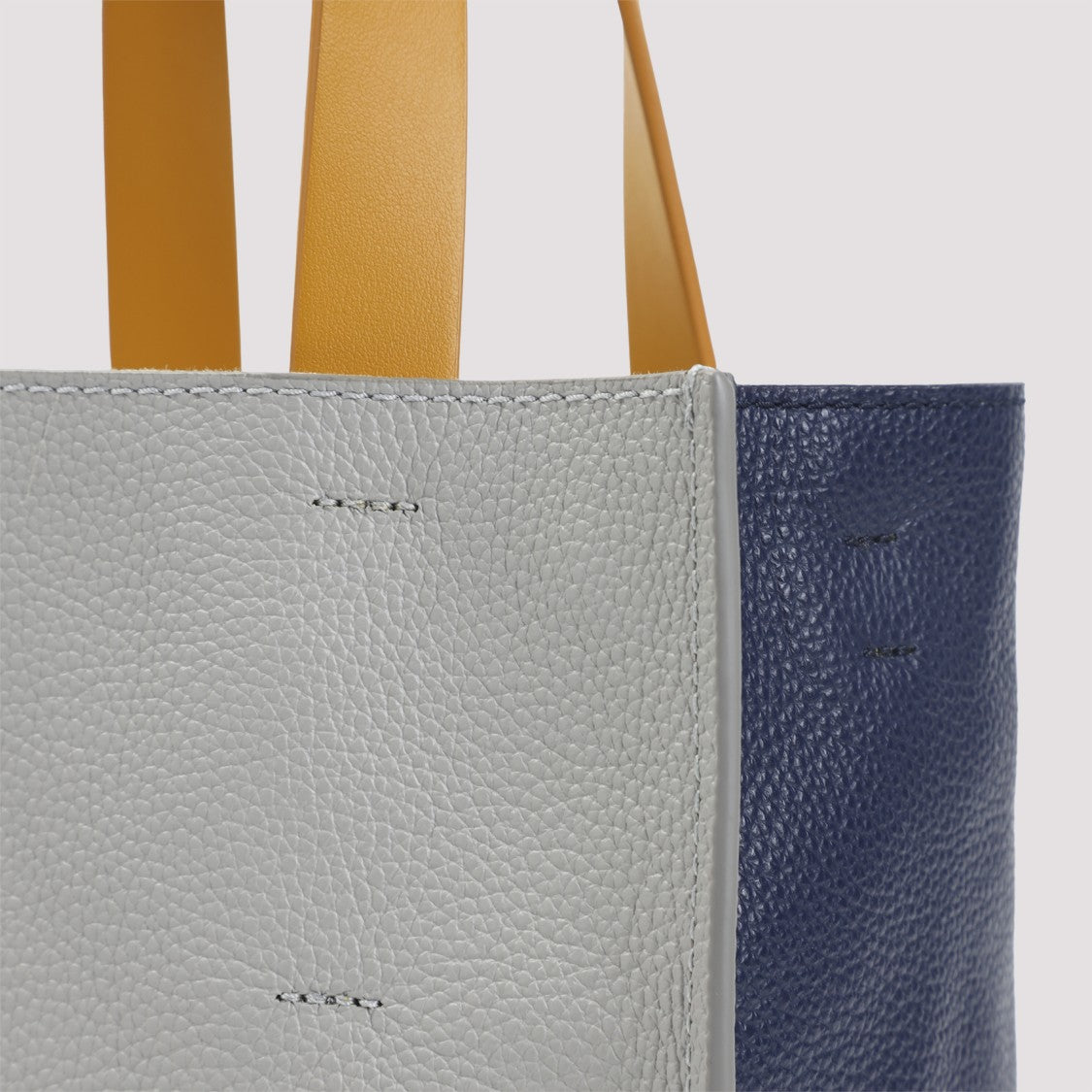 Marni Soft Grey Calf Leather Mini Handbag