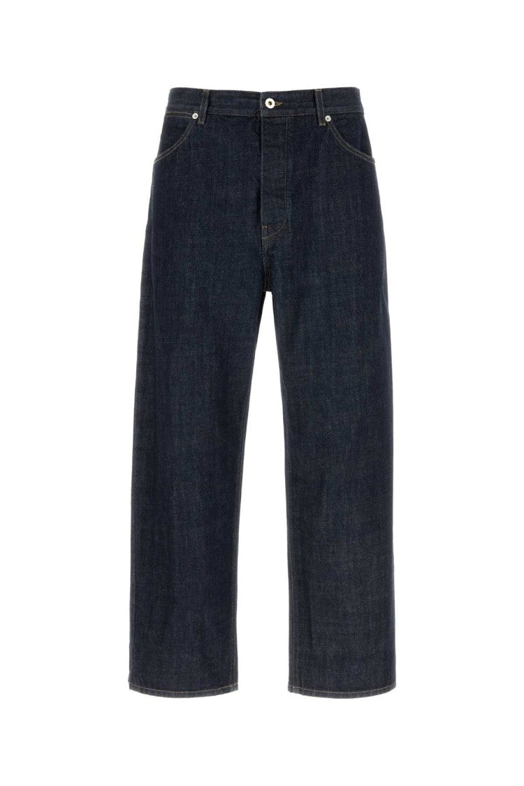 Jil Sander High-Waisted Straight-Leg Denim Jeans