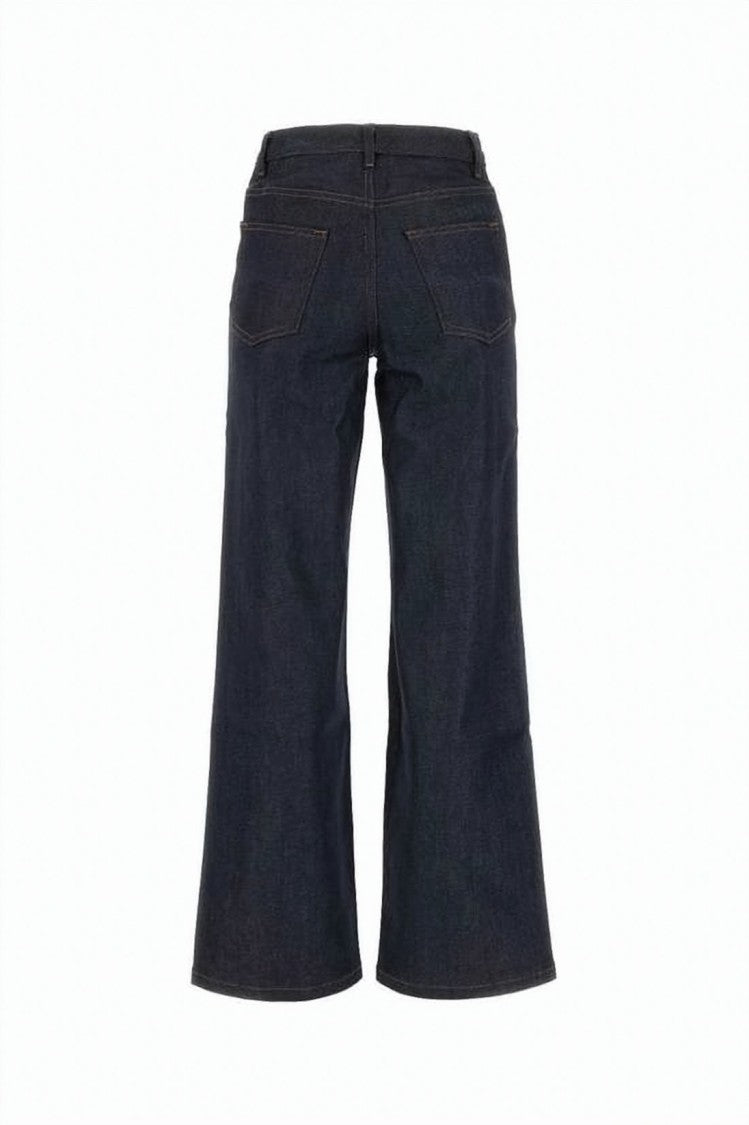 A.P.C. Cropped Flared Denim Pants With Classic Five-Pocket Design