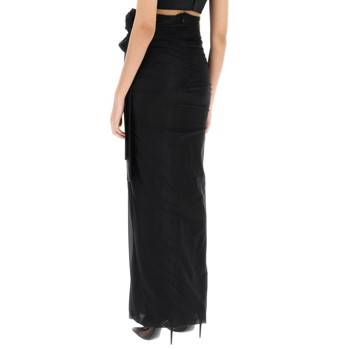 Dolce & Gabbana Jersey Stretch Maxi Skirt
