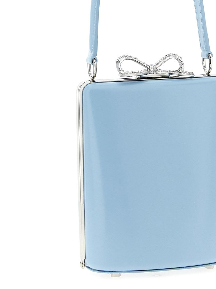 Self-Portrait 'Blue Leather Bag' Handbag