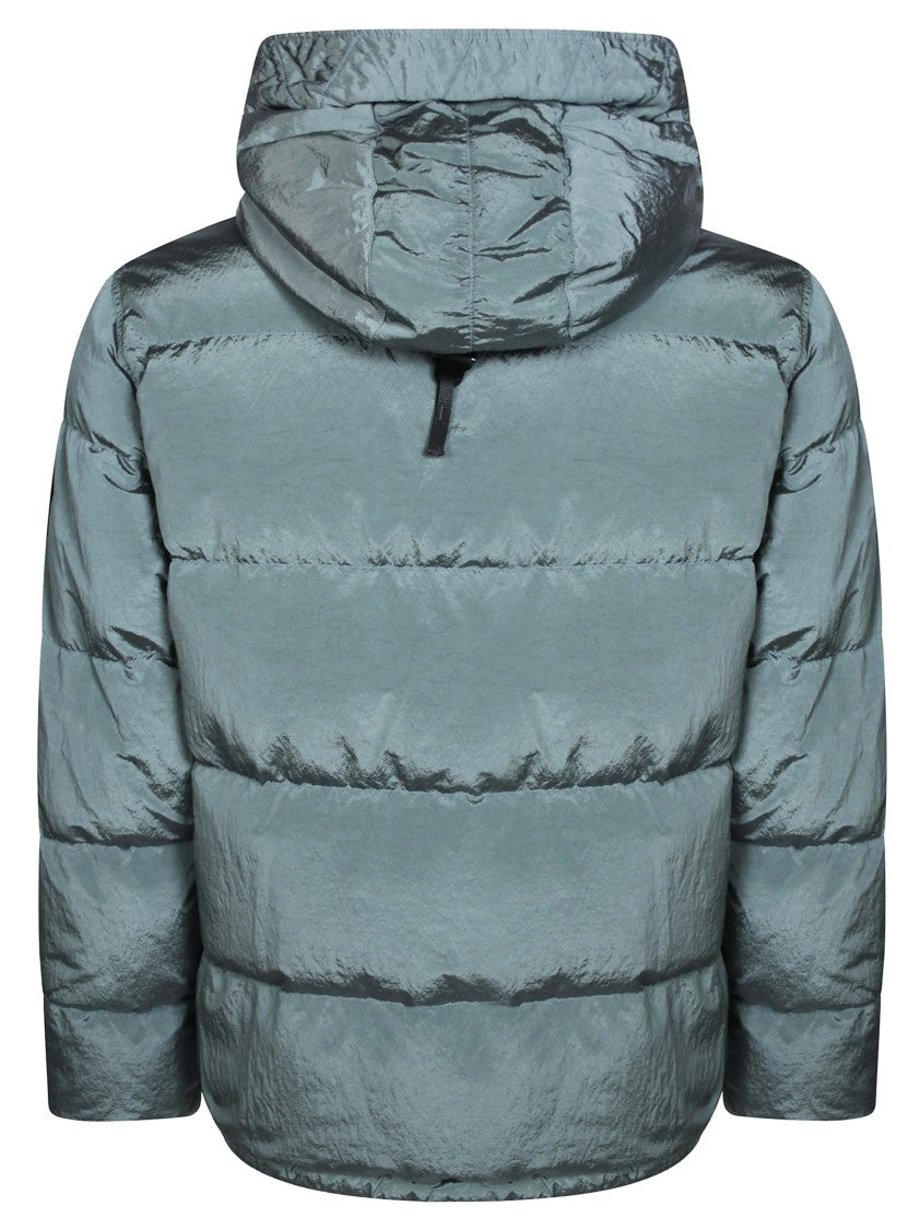 Stone Island Giacca Shiny Crinkled Quilted Down Jacket