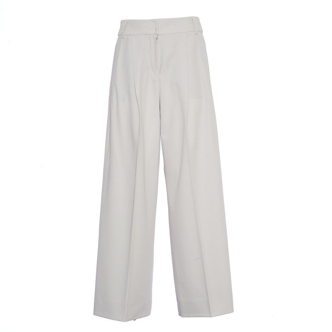 Max Mara Straight-Leg Wool Trousers With High Waist