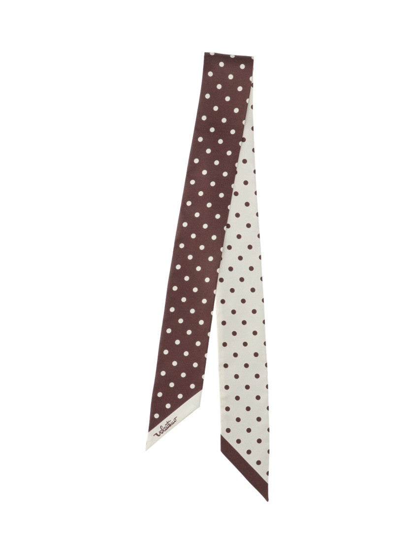 Valentino Garavani Silk Scarf – Brown