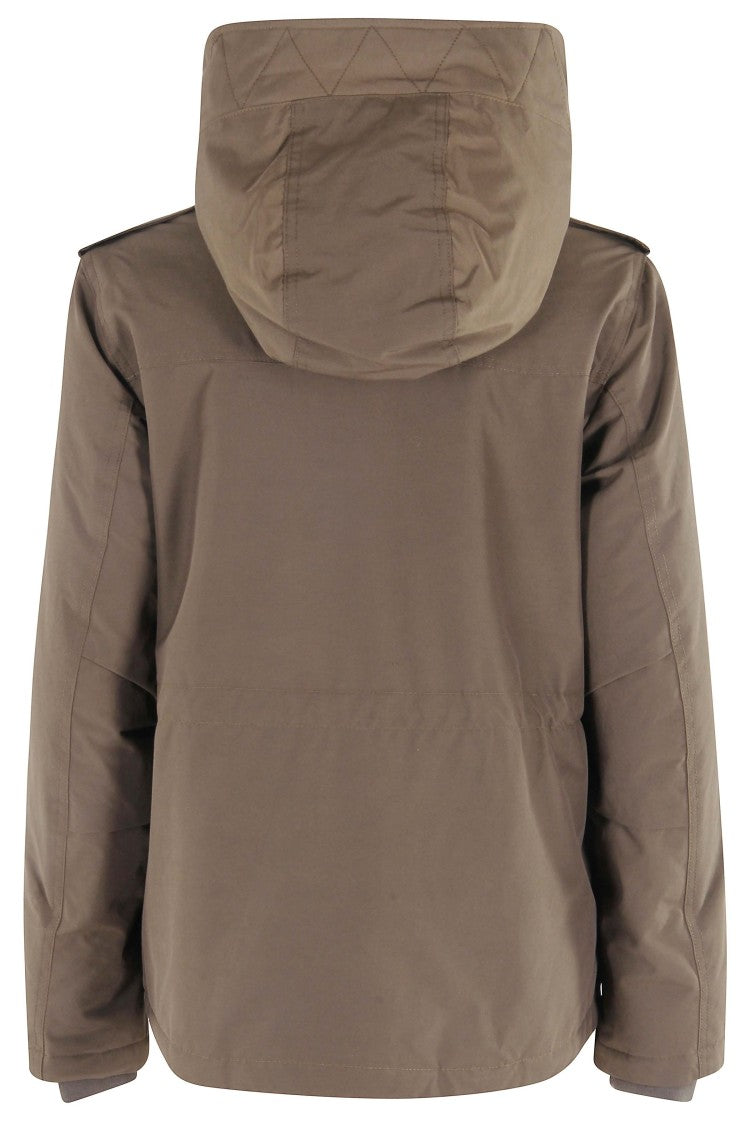 Woolrich Structured Military Jacket With High Collar
