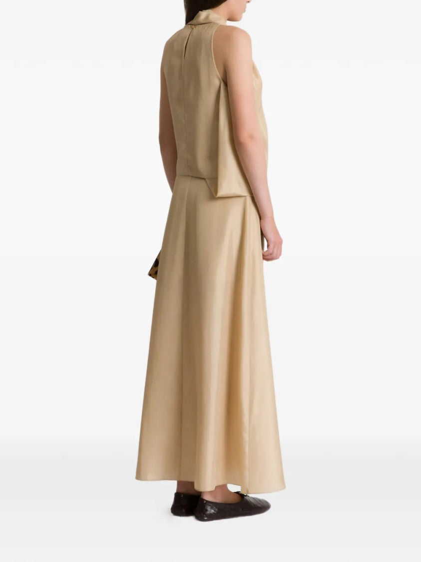 Alberta Ferretti Flowing Silhouette A-Line Midi Skirt