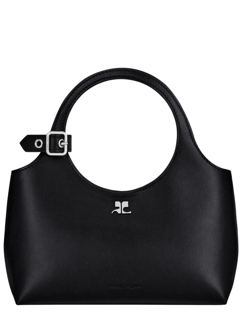Courrèges Holy Day Silver Buckle Mini Bag