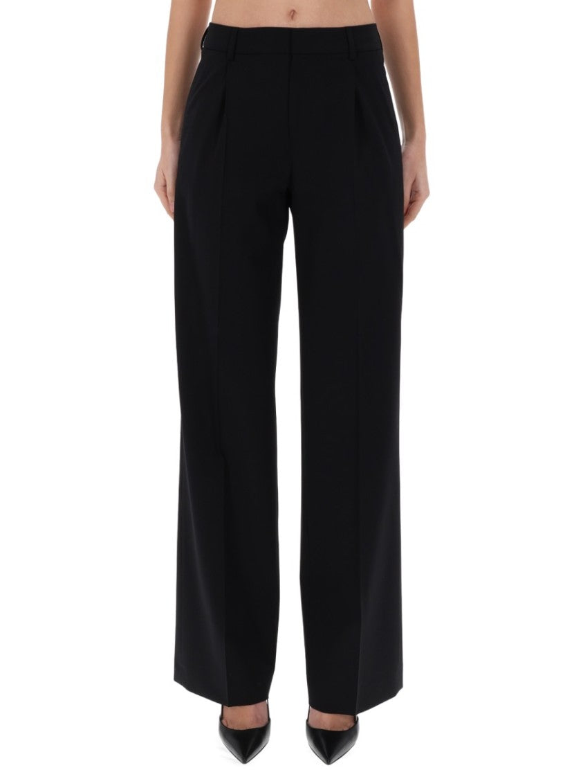 Pt Torino Lola High-Waisted Wide-Leg Pants
