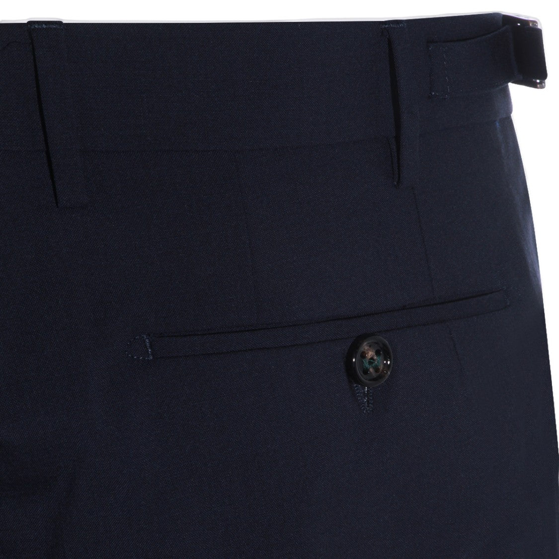 Berwich Tailored Blue Trousers With Clean Front Pleat
