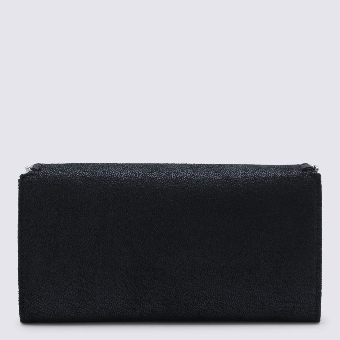 Stella Mccartney Black Faux Leather Continental Wallet Crossbody Bag