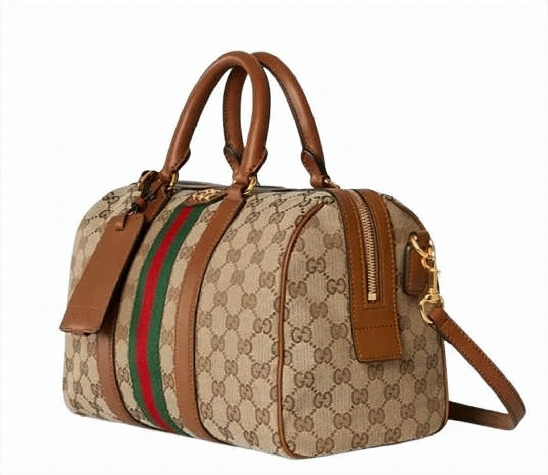 Gucci Gucci Medium Boston Bag In Classic Monogram Canvas