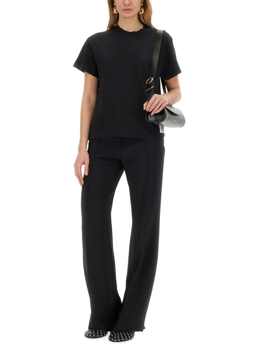 Jil Sander Regular Fit Cotton Crewneck T-Shirt