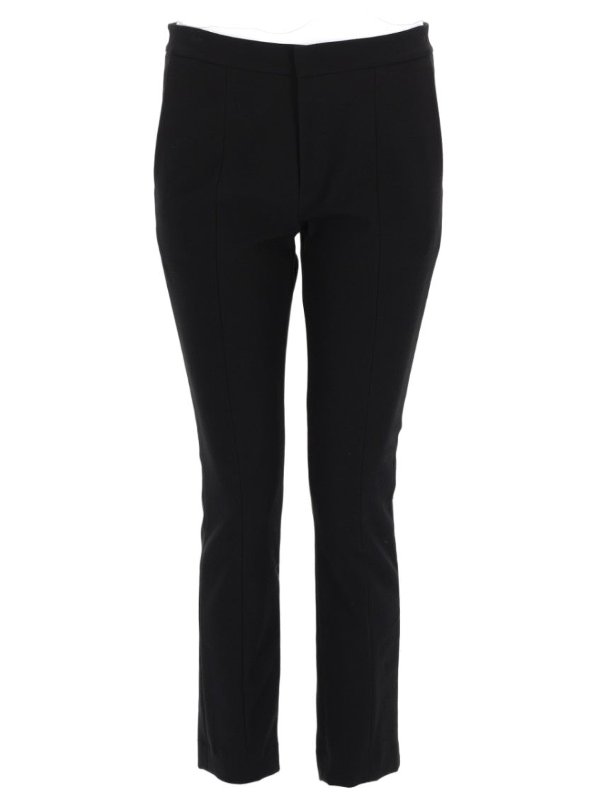 Vince Tailored Mid-Rise Cotton-Blend Slim Pants