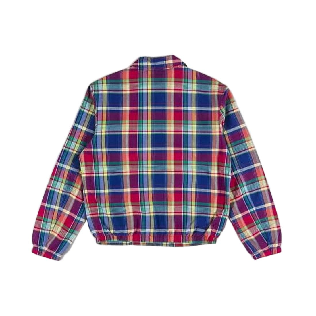 Polo Ralph Lauren Vibrant Plaid Jacket With Zip-Up Front