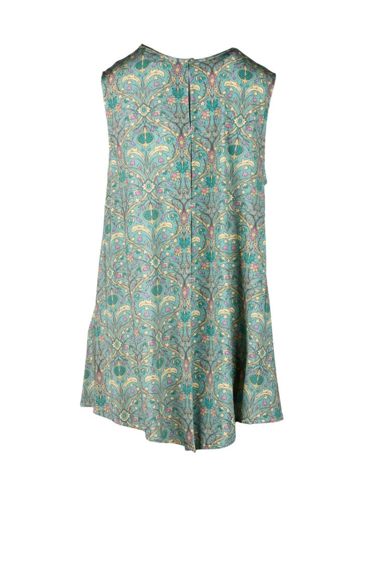 Maesta Mint Green Stretch Blouse
