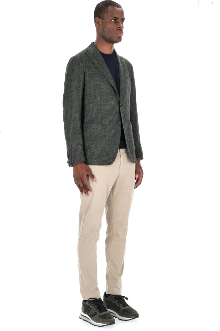 Tagliatore Montecarlo Line 110’S Wool Textured Jacket