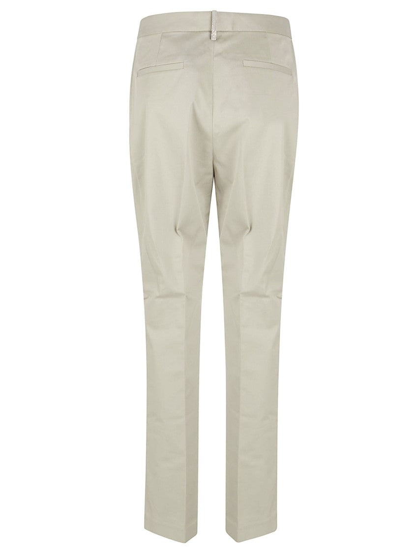 Fabiana Filippi Tailored Slim-Fit Trousers With Pressed Creases