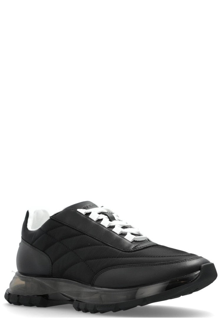 Givenchy Quilted Black Sneakers With Translucent Sole