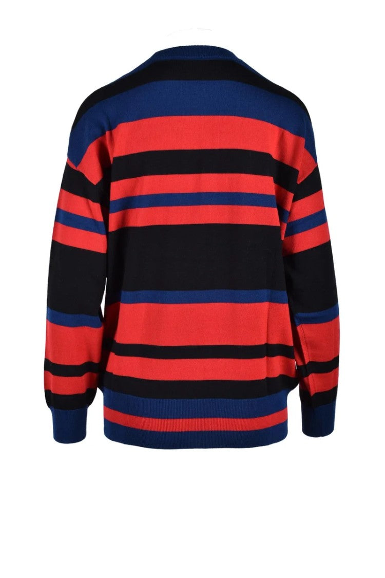 Love Moschino Multicoloured Striped Knit Sweater