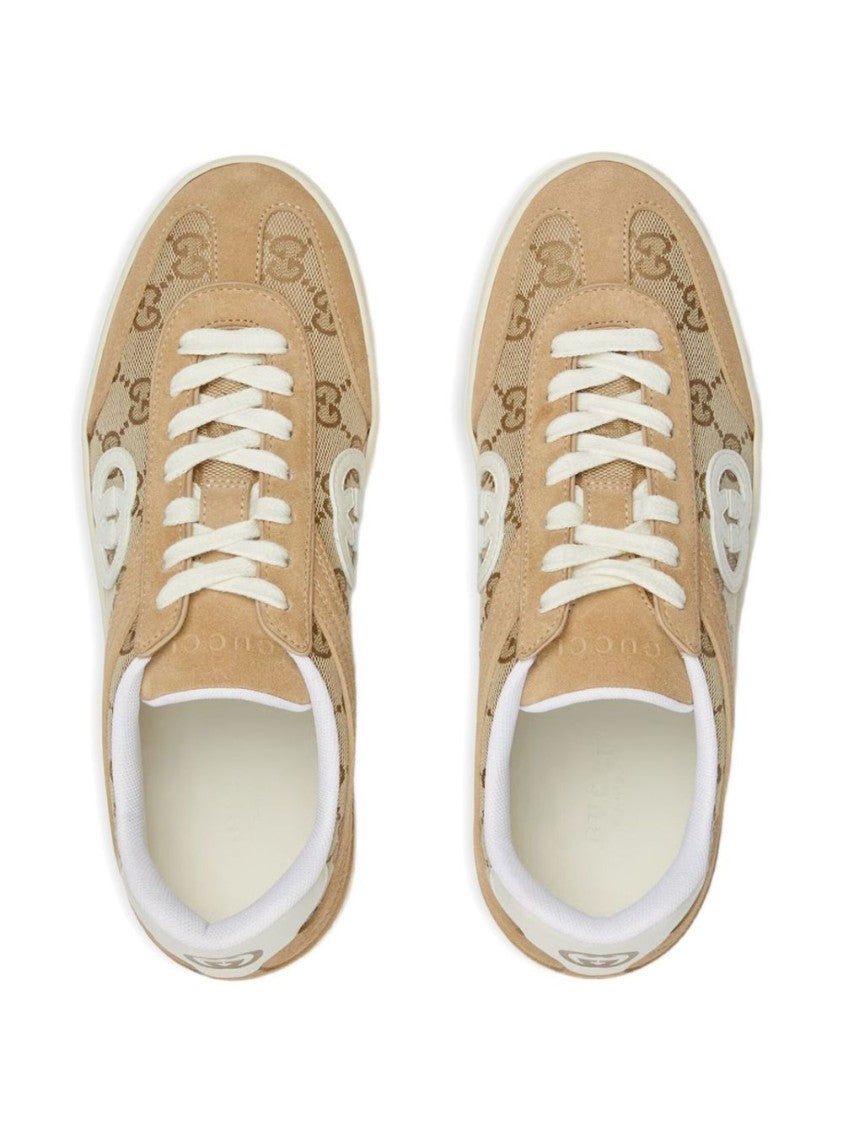 Gucci Signature Gg Canvas Low-Top Sneakers