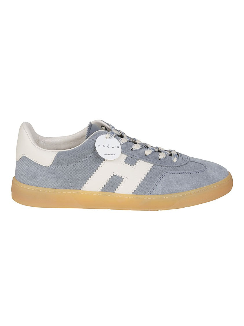Hogan Light Blue Cool Calf Leather Sneakers
