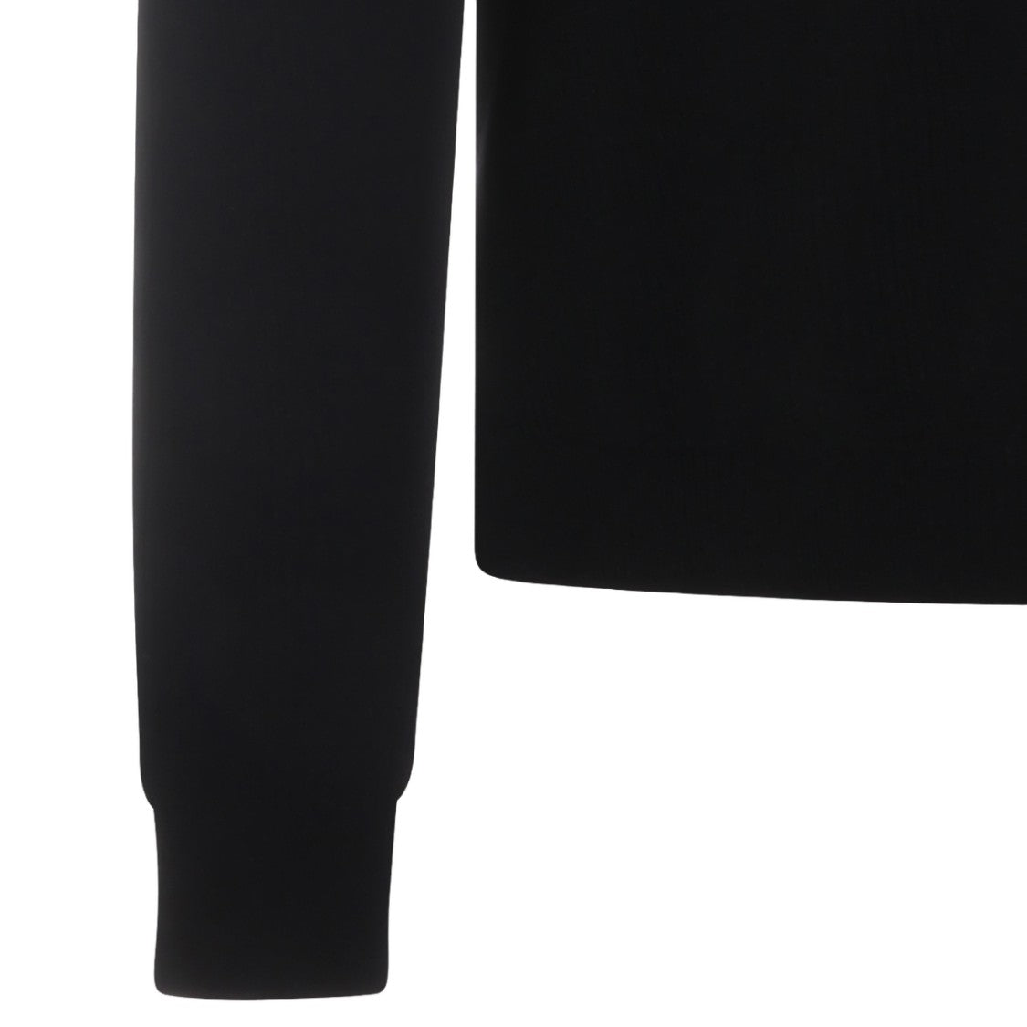 Rick Owens Black Sweater With Classic Crew Neckline