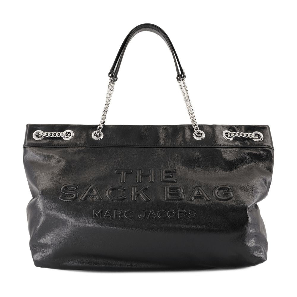 Marc Jacobs The Chain Sack Shoulder Bag - Leather - Black