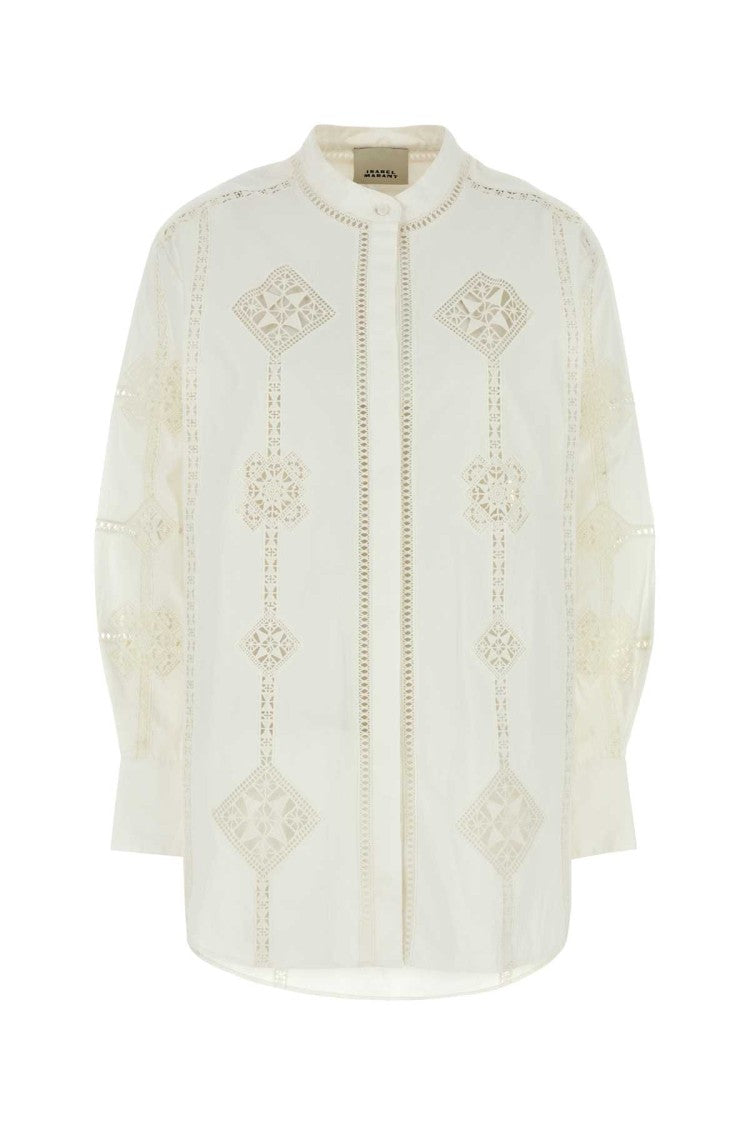 Isabel Marant White Poplin Soeline Shirt