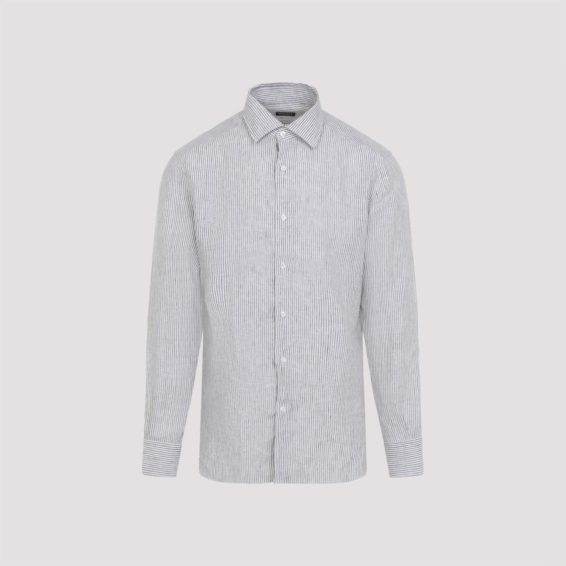 Zegna Linen Shirt With Classic Button-Down Design