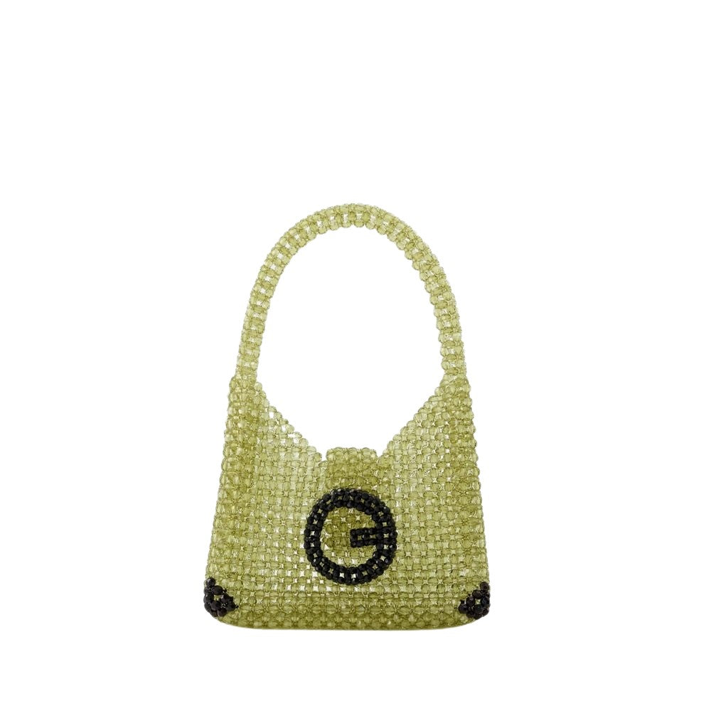 Germanier Beaded Hobo Bag - Beads - Green/Black