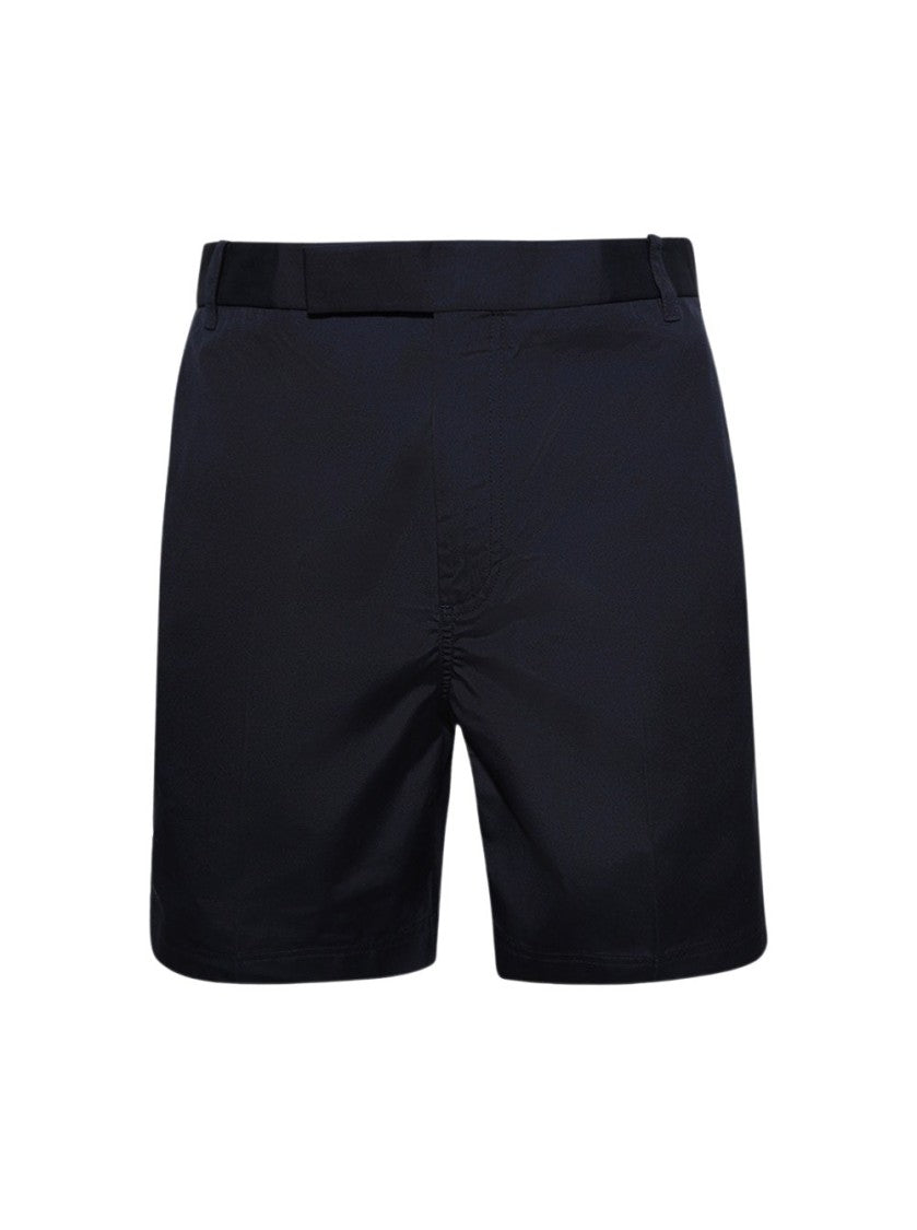 Thom Browne Typewriter Cloth Utility Chino Shorts Navy