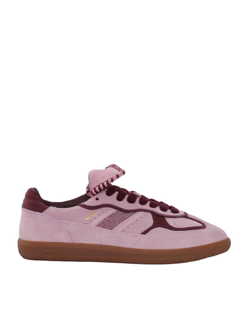 Alohas Pink Suede Elevated Leather Sneakers