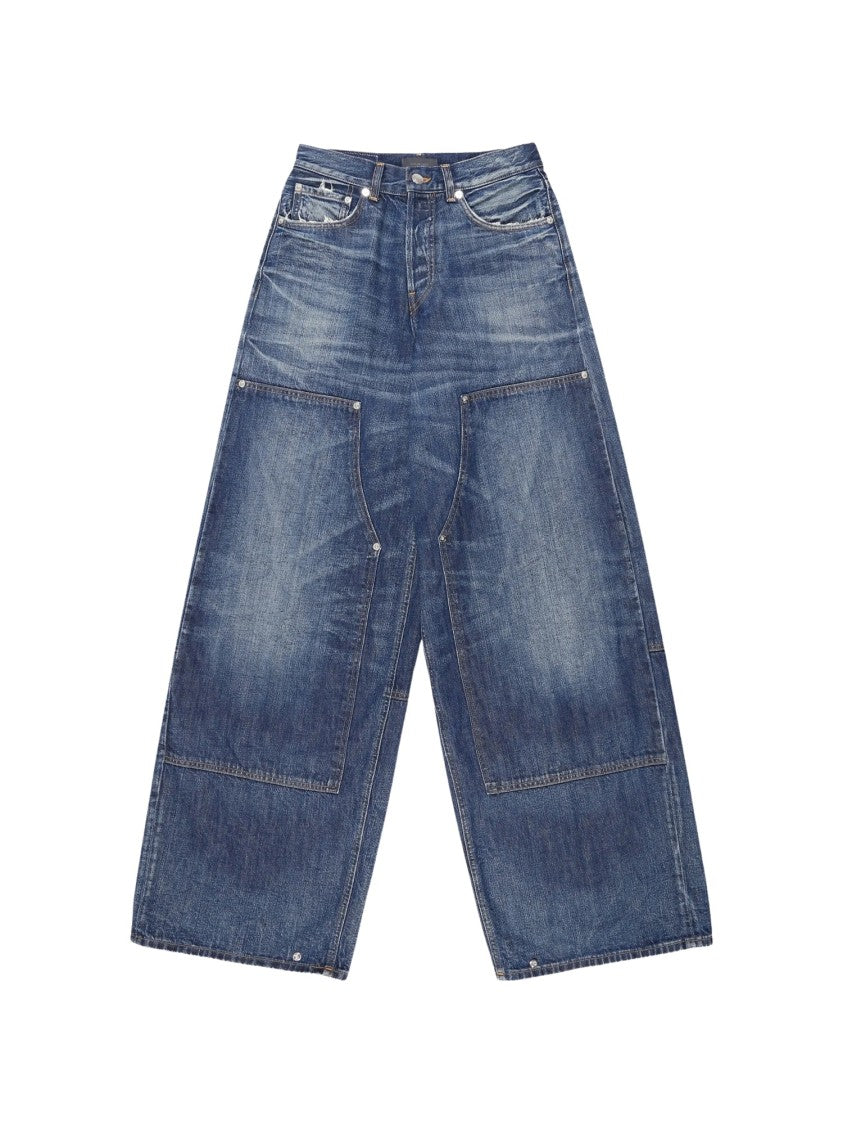 Haikure Wide-Leg Panelled Denim Jeans