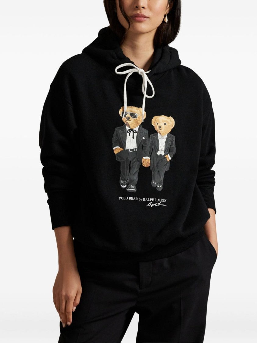 Polo Ralph Lauren Classic Black Hoodie With Timeless Silhouette