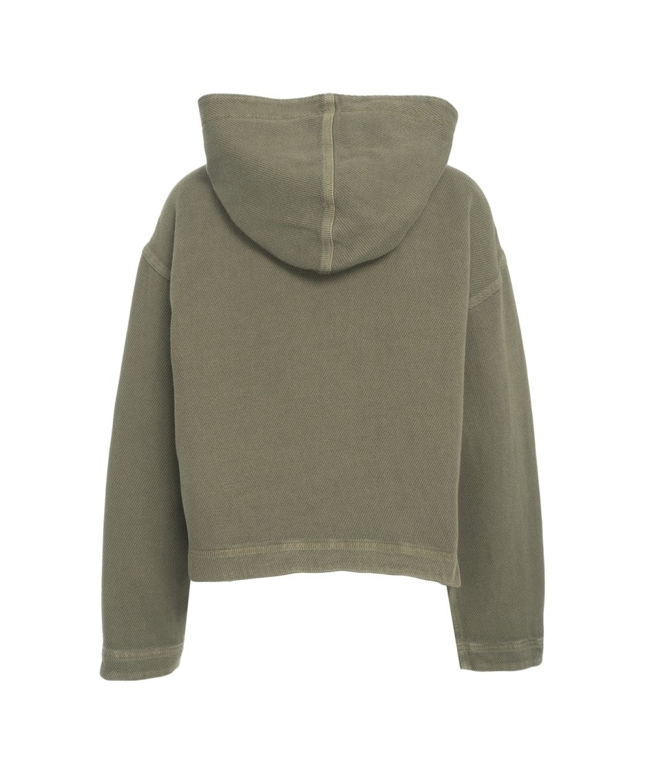 Golden Goose Hooded Sweatshirt With Lace-Up Detail