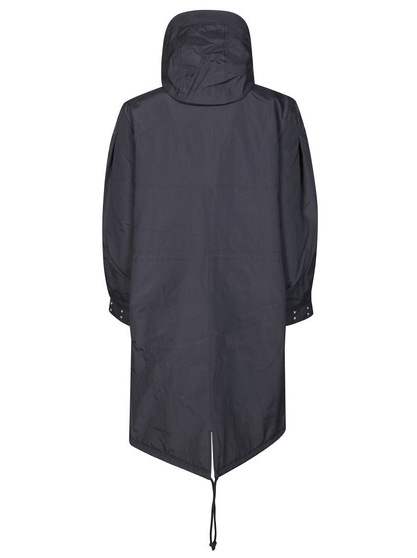 Ganni Ripstop Tri-Layer Parka Coat