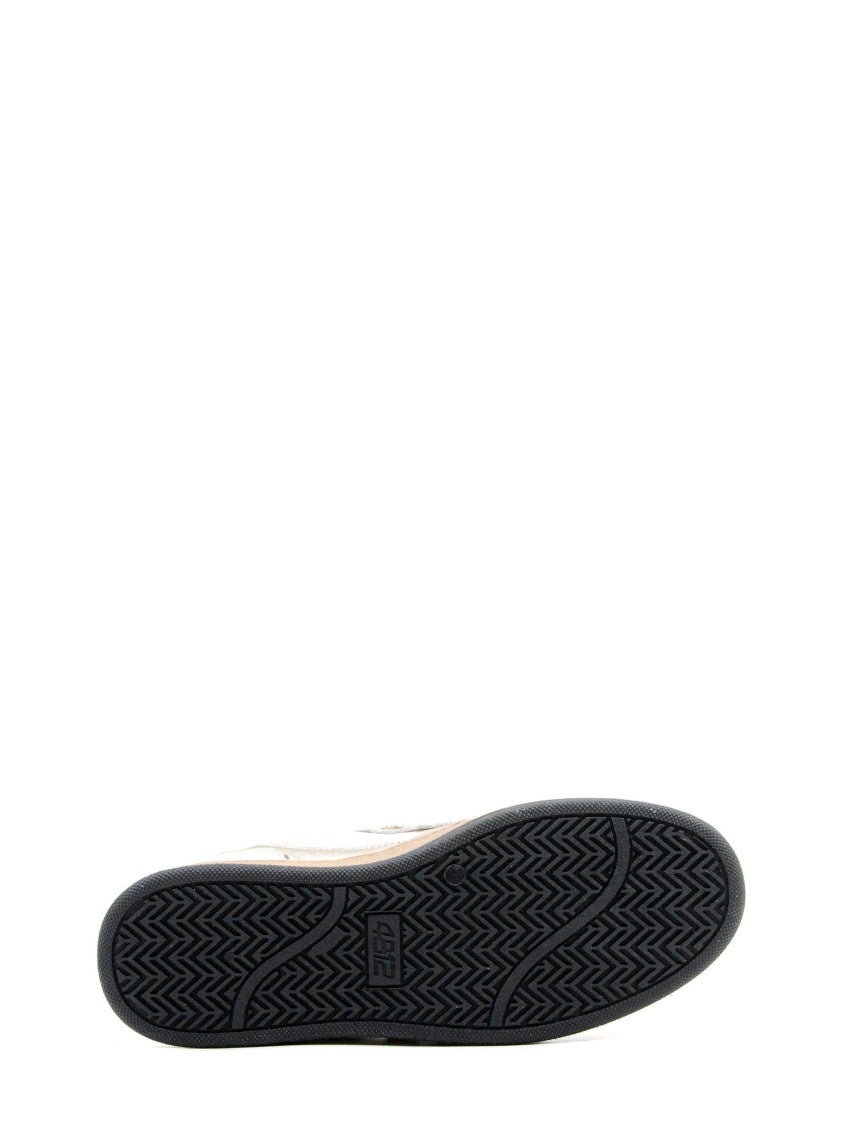4B12 Low-Top Sneakers Textured Panels Metallic Accents