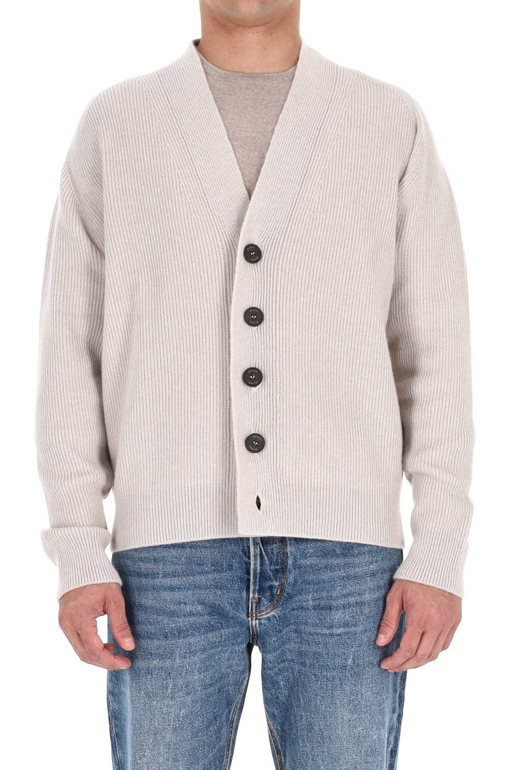 Drumohr Ribbed Pure Cashmere Cardigan