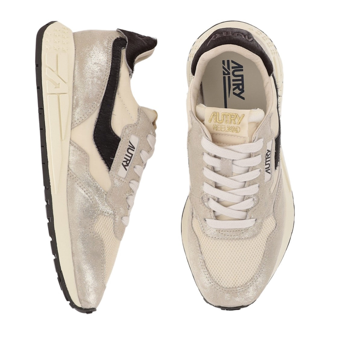 Autry Reelwind Sneakers With Multi-Textured Finish