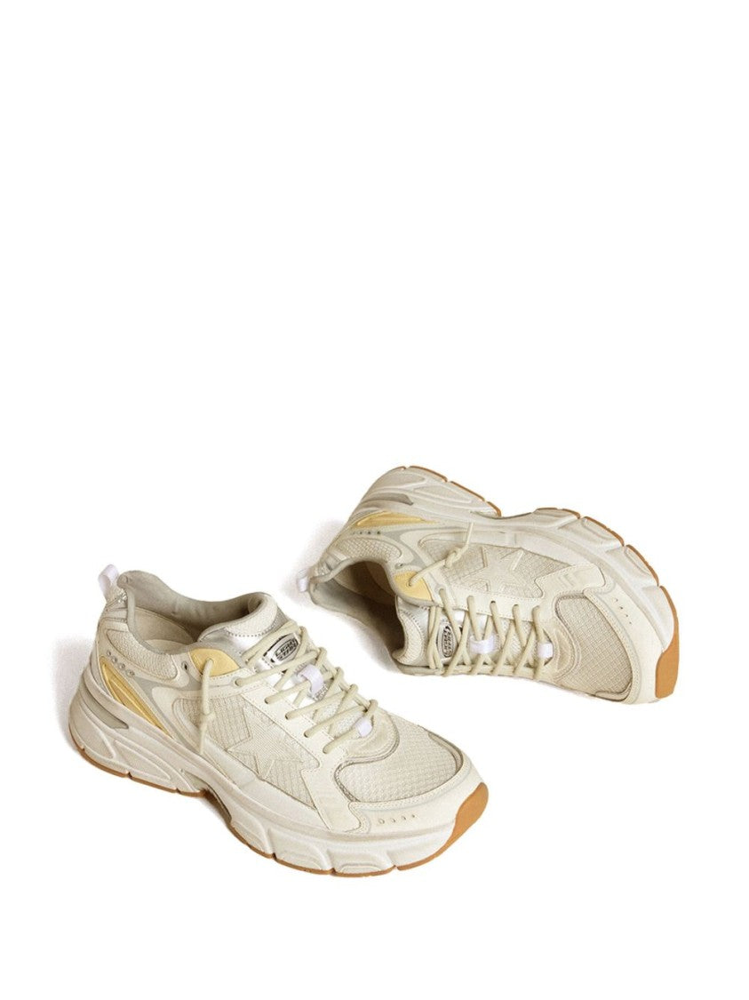 Golden Goose Layered Sneakers With Star Motif
