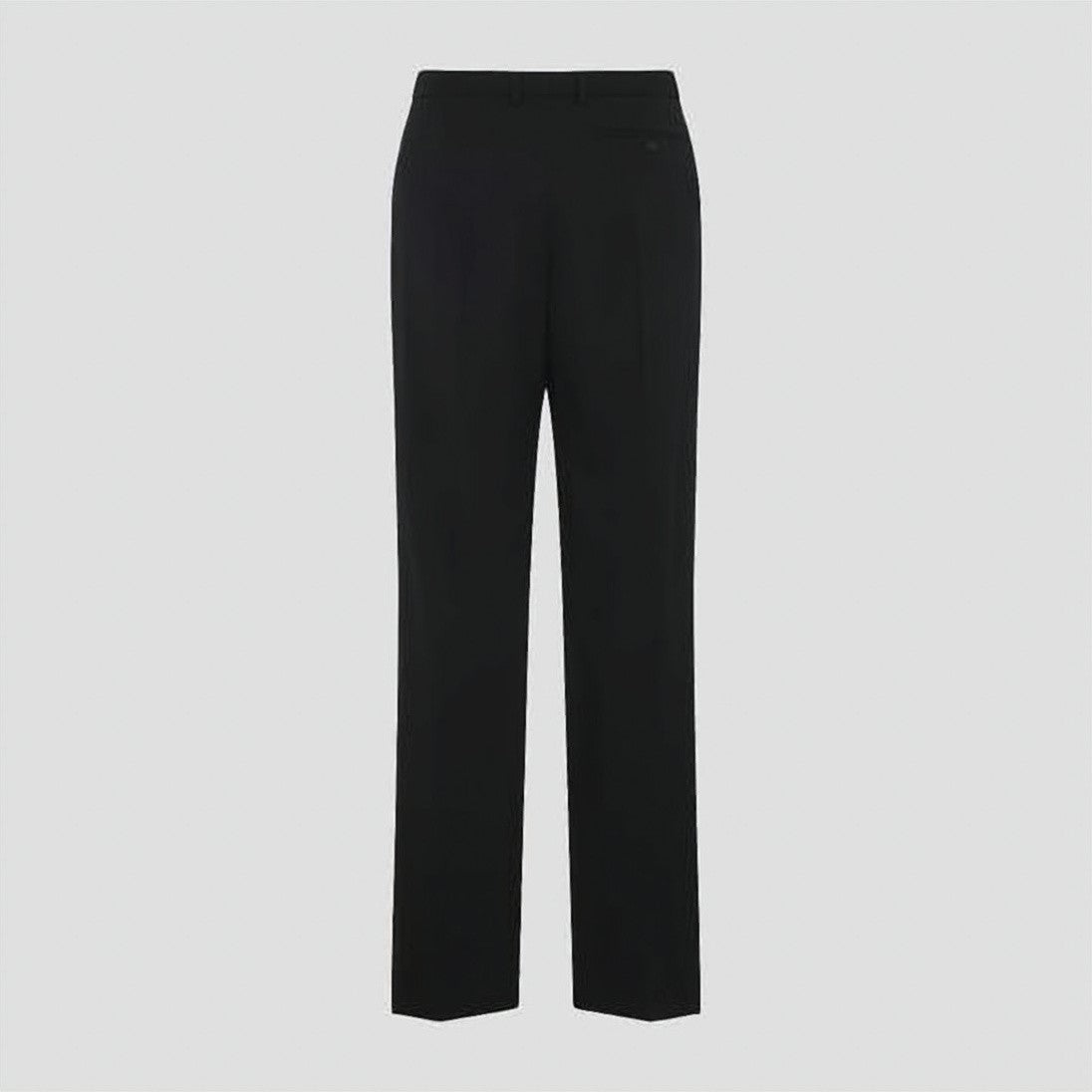 Balenciaga Straight-Leg Suit Pants With Satin Side Stripe