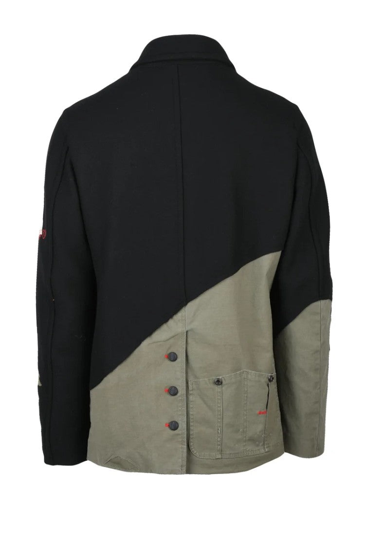 Paul & Shark Pea Coat Wool Cashmere - Black