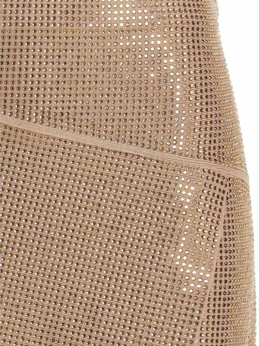 Andreâdamo Sequin Knit Skirt